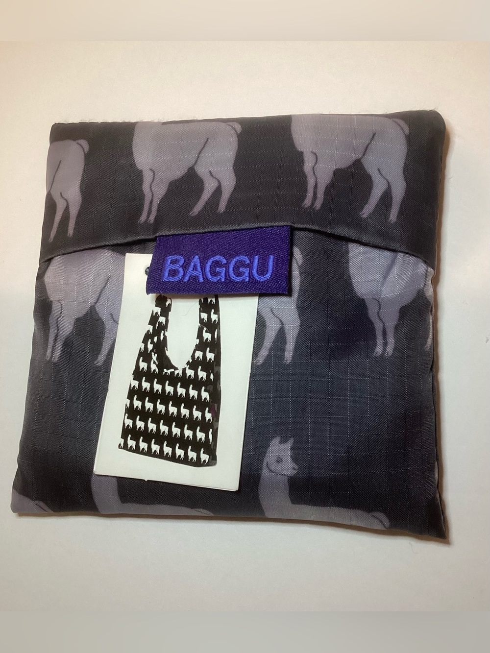 NWT Vintage BAGGU Standard Tote Alpaca Slate Charcoal Gray (2011 Crate & Barrel)